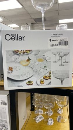 Glassware Set The Cellar 4-Piece Coupe Glassware Set