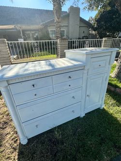 White dresser