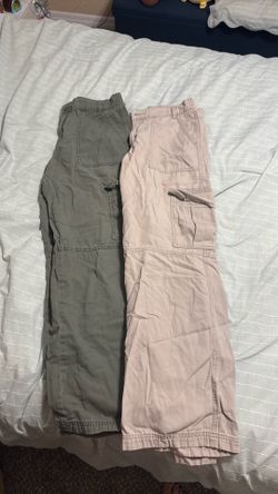 High rise juniors cargo pants