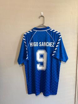 Real Madrid 1987-88 away Hugo Sanchez jersey