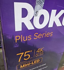 TV ROKU MINI-LED 75".