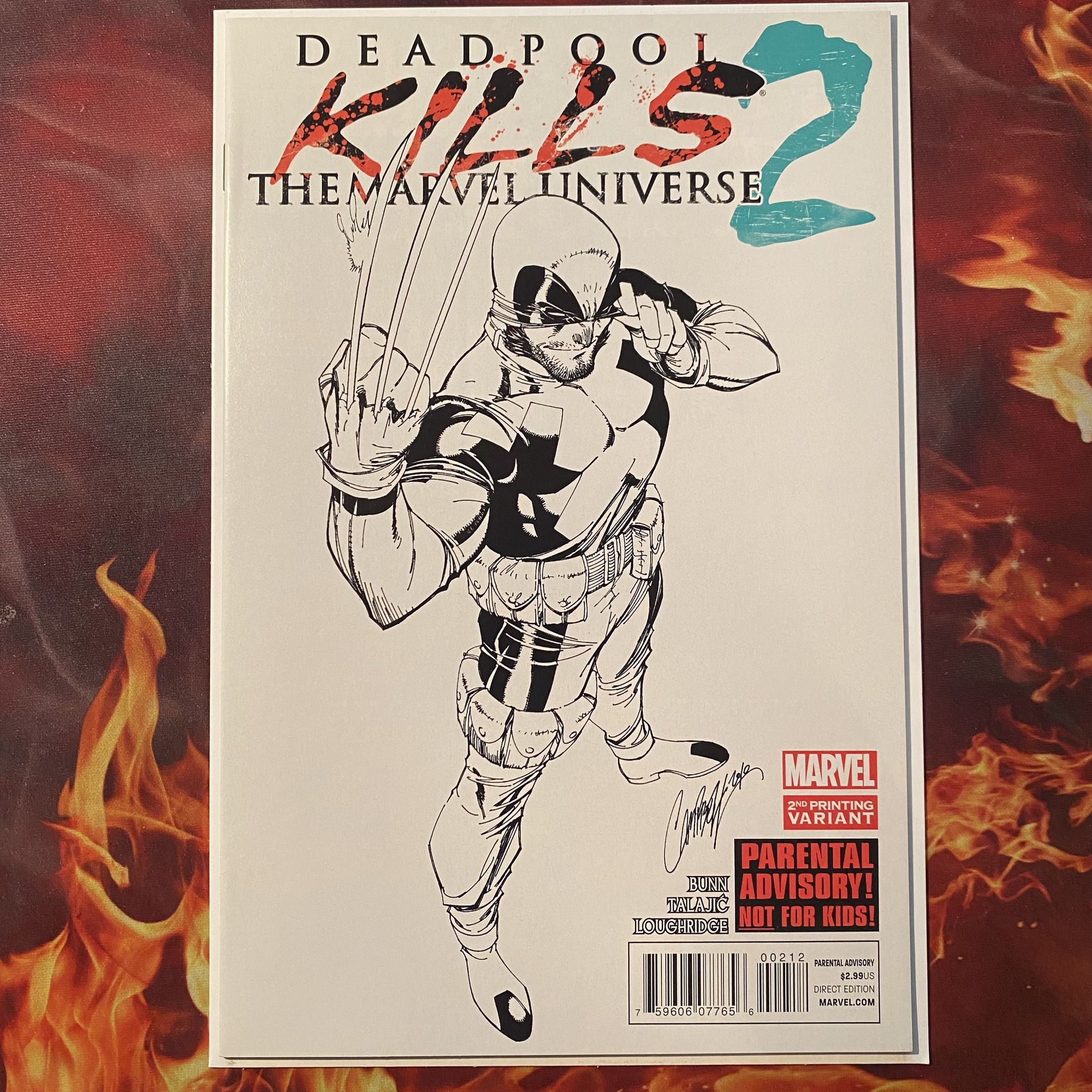 2012 Deadpool Kills Marvel Universe #2 (Campbell Sketch Variant)