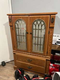 vintage wooden dresser