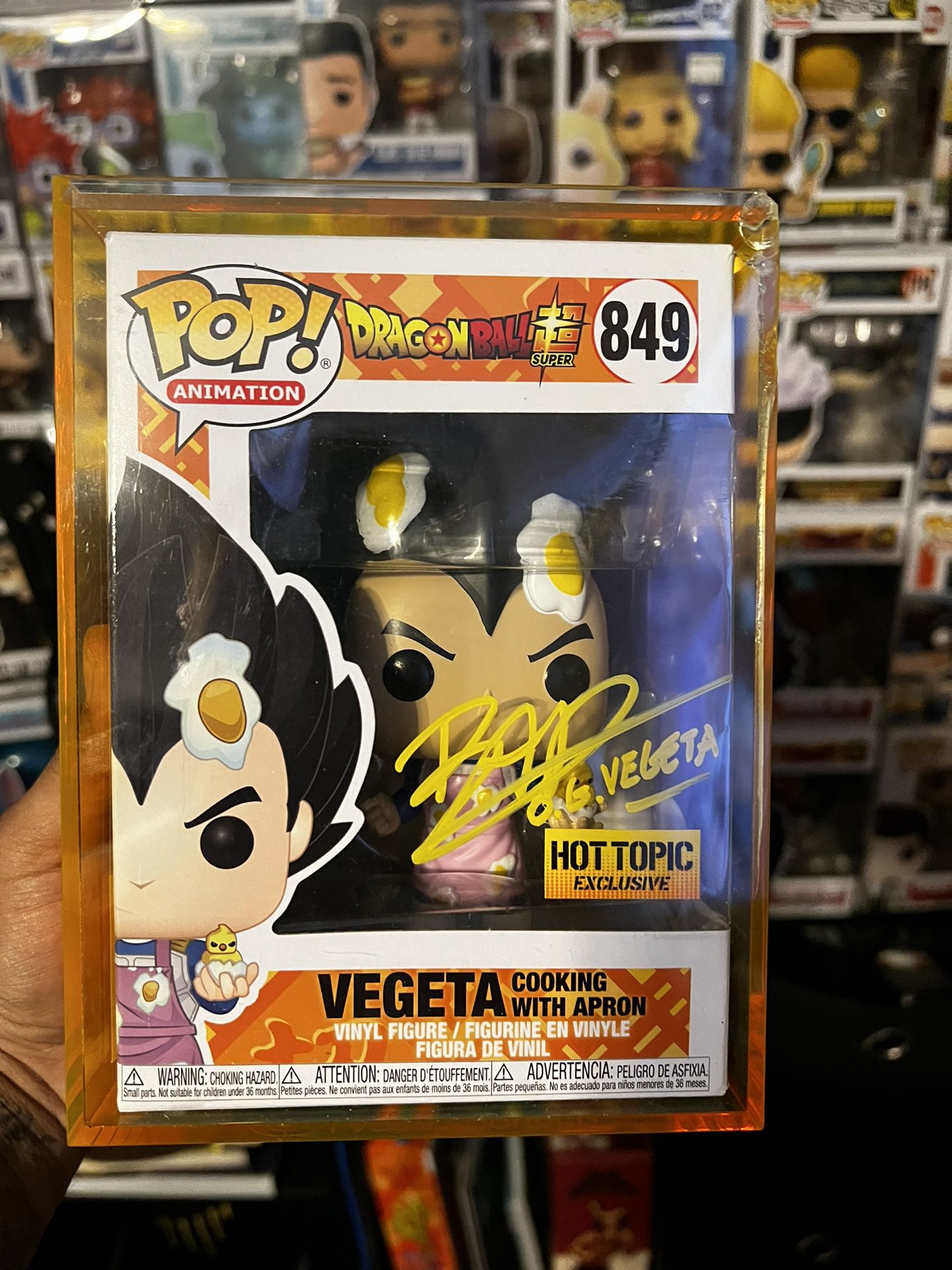 Vegeta signed by Brian Drummond