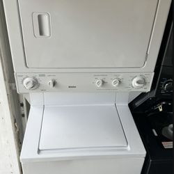 KENMORE 27” STACKED ELECTRIC WASHER & DRYER COMBO 