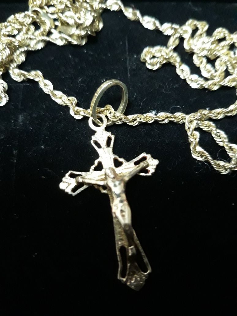 Cross with chain