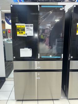 Samsung Bespoke AI Family Hub 4-French Door Refrigerator (Stainless Steel)