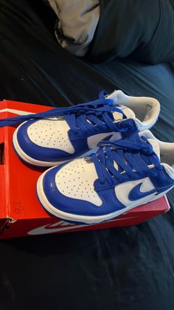 Nike Dunk Low Grade School Size 7Y Royal Blue Used