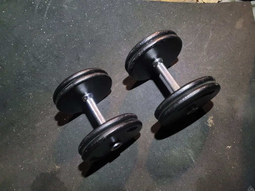American 🇺🇸 45lbs Dumbells