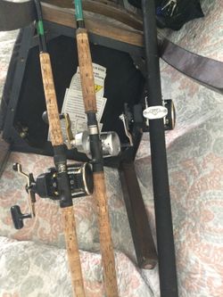 Seeker rods and gloomis daiwa reels