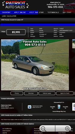 2005 honda accord ex