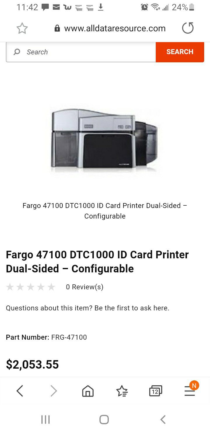 Id card printer