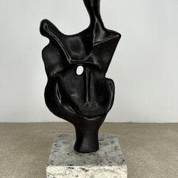 Modern Bronze Sculpture - Moore 