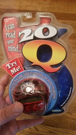20 Questions handheld game