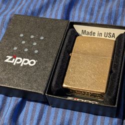 New Gold Dust Zippo Lighter
