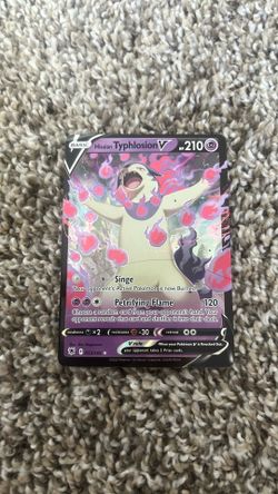 Hisuian  Typhlosion V Pokemon card