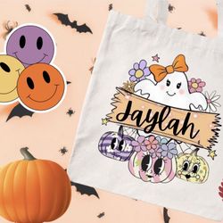 Personalized Halloween Treat Bags 