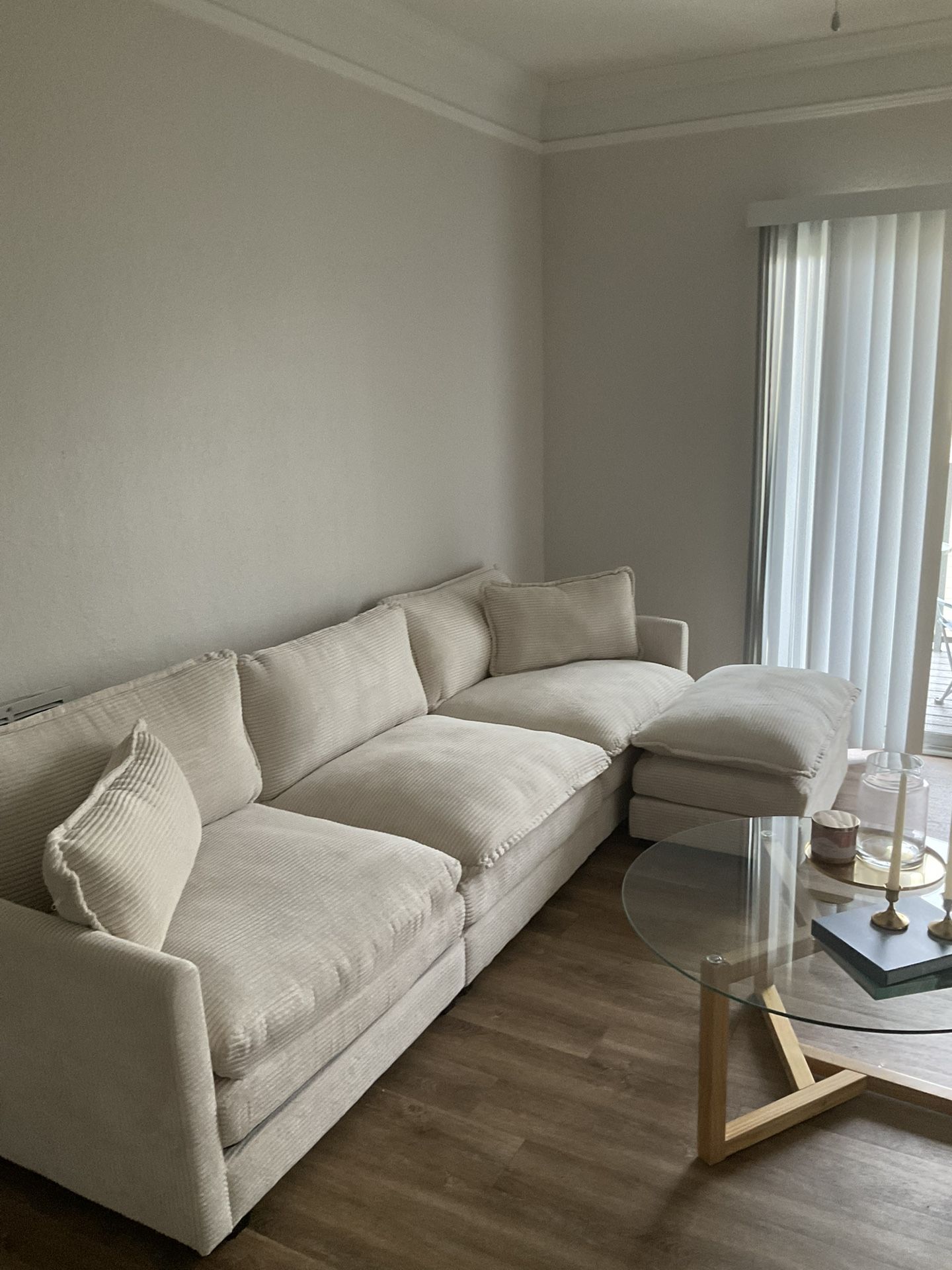 Sectional Sofa With Free Coffee Table