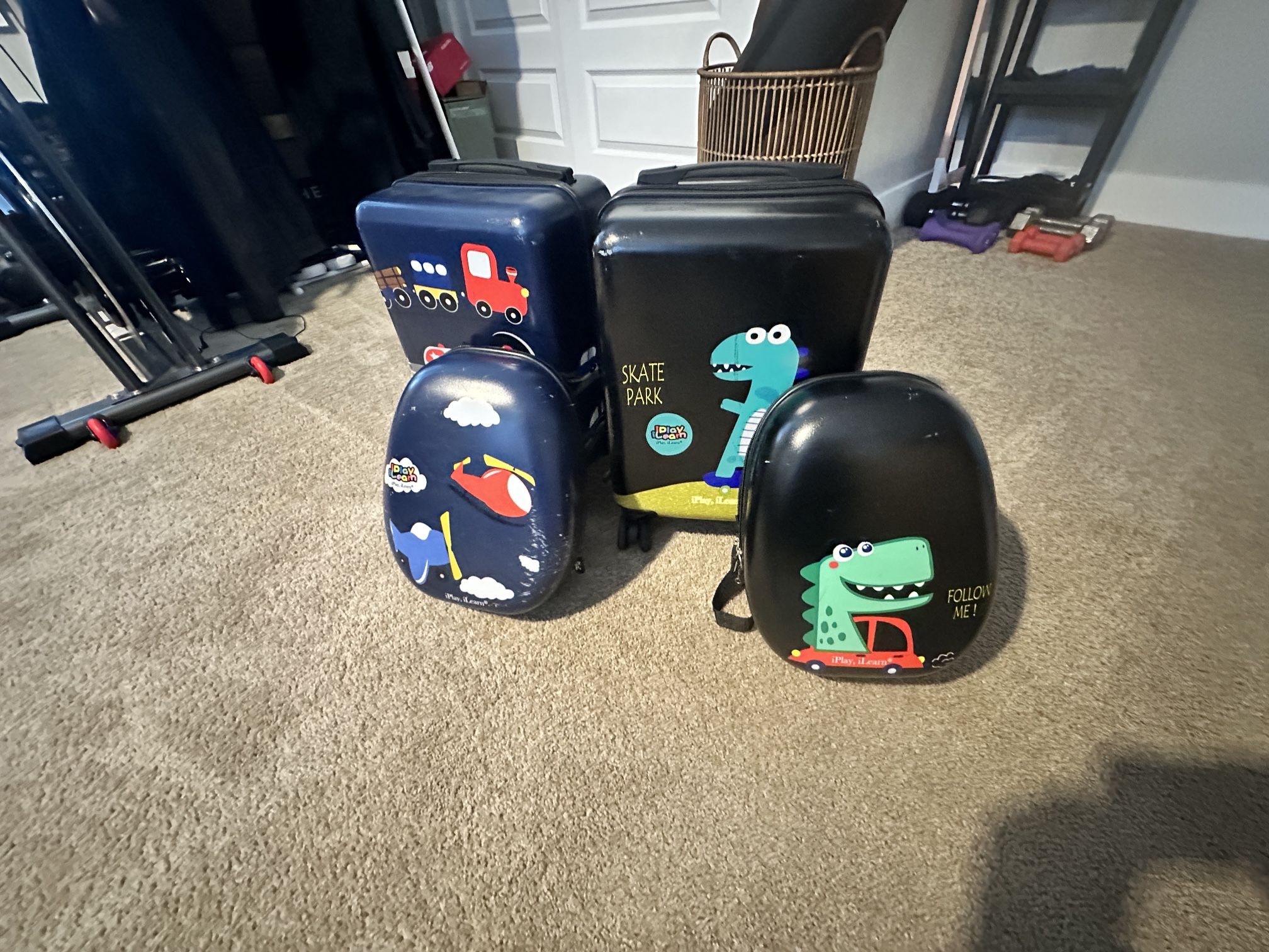 Kids Luggage Set  $50 For Both $25 Each 