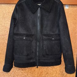 Mens Express Shearling Lined Bomber Jacket