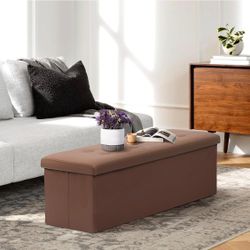 43-inch Storage Ottoman Bench