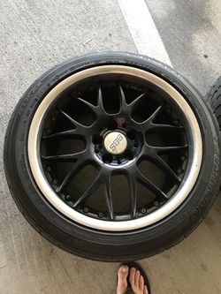Real BBS wheels 18 inch 2 piece