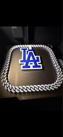 3D Custom Necklace/ Hype/ Teams/ necklace/ Dodgers/ Baseball/ Sports/ NFL/ Hockey/ NBA