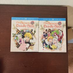 The Seven Deadly Sins Blu Ray Complete First Season Part 1 And 2