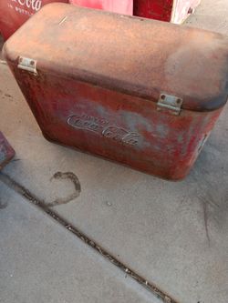 Vintage Coca cola chest