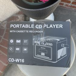 CD player Bluetooth cassette rechargeable radio and remote control five in one