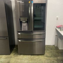 LG Instaview Four Door French Door Refrigerator