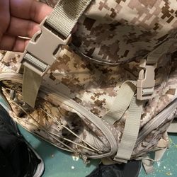 Military Camo Backpack 