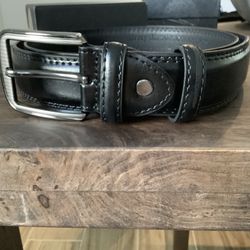 Men’s Leather Belt, new/unused, size 44/46