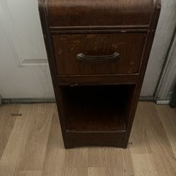 Vintage Waterfall Nightstand