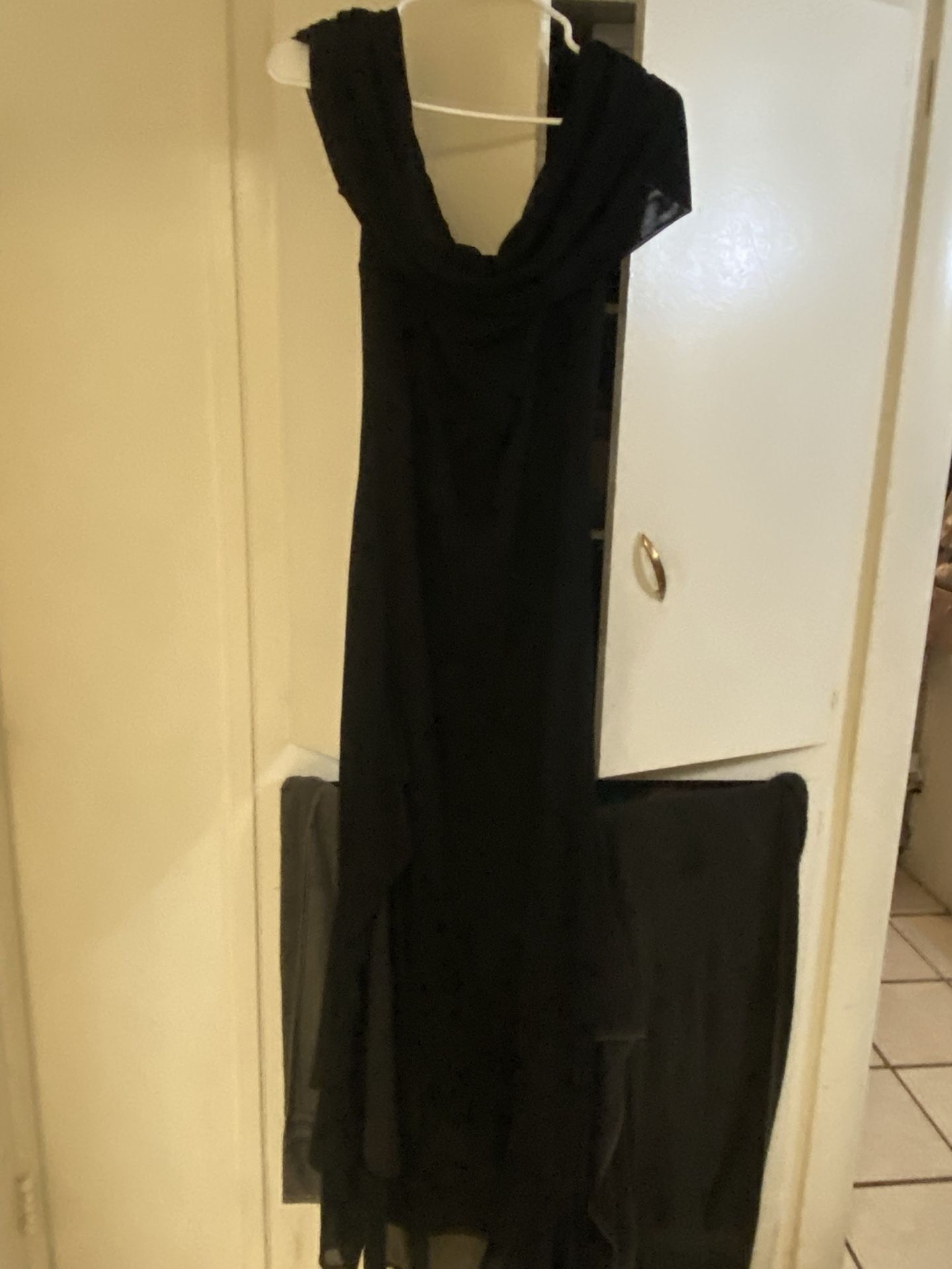 Long Black Dress Size XL