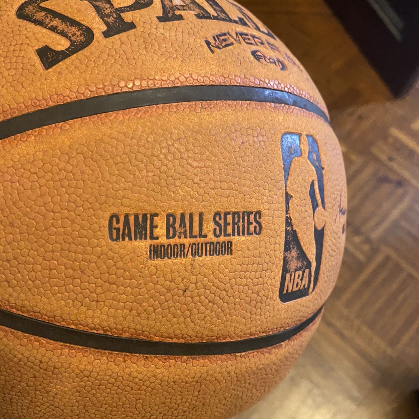 Spalding, Adam Silver, Indoor/Outdoor Never Flat Basketball