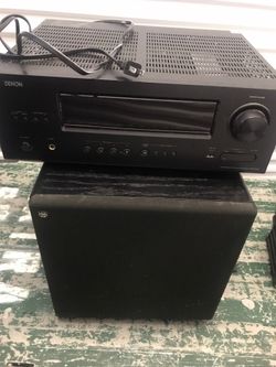 Denon A/V Network Receiver & Subwoofer