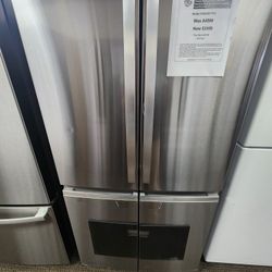 Profile 28 cu.ft Quad Door Bottom Freezer Refrigerator Fingerprint Resistant Stainless w/Dual-Dispense AutoFill Pitcher