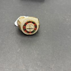 10K Gold Diamonds Roulette Ring