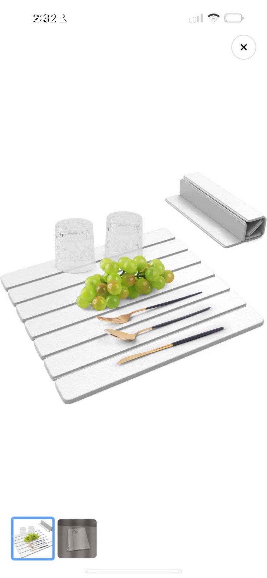 Stone Dish Drying Mat – 16x12 – NEW