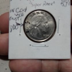 🇺🇸"G.W. Quarter 25¢(IN COD WE TRUST/DDO) Wt:5.71(2024="D")