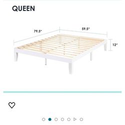 Wooden Bed Frame 12 Inch