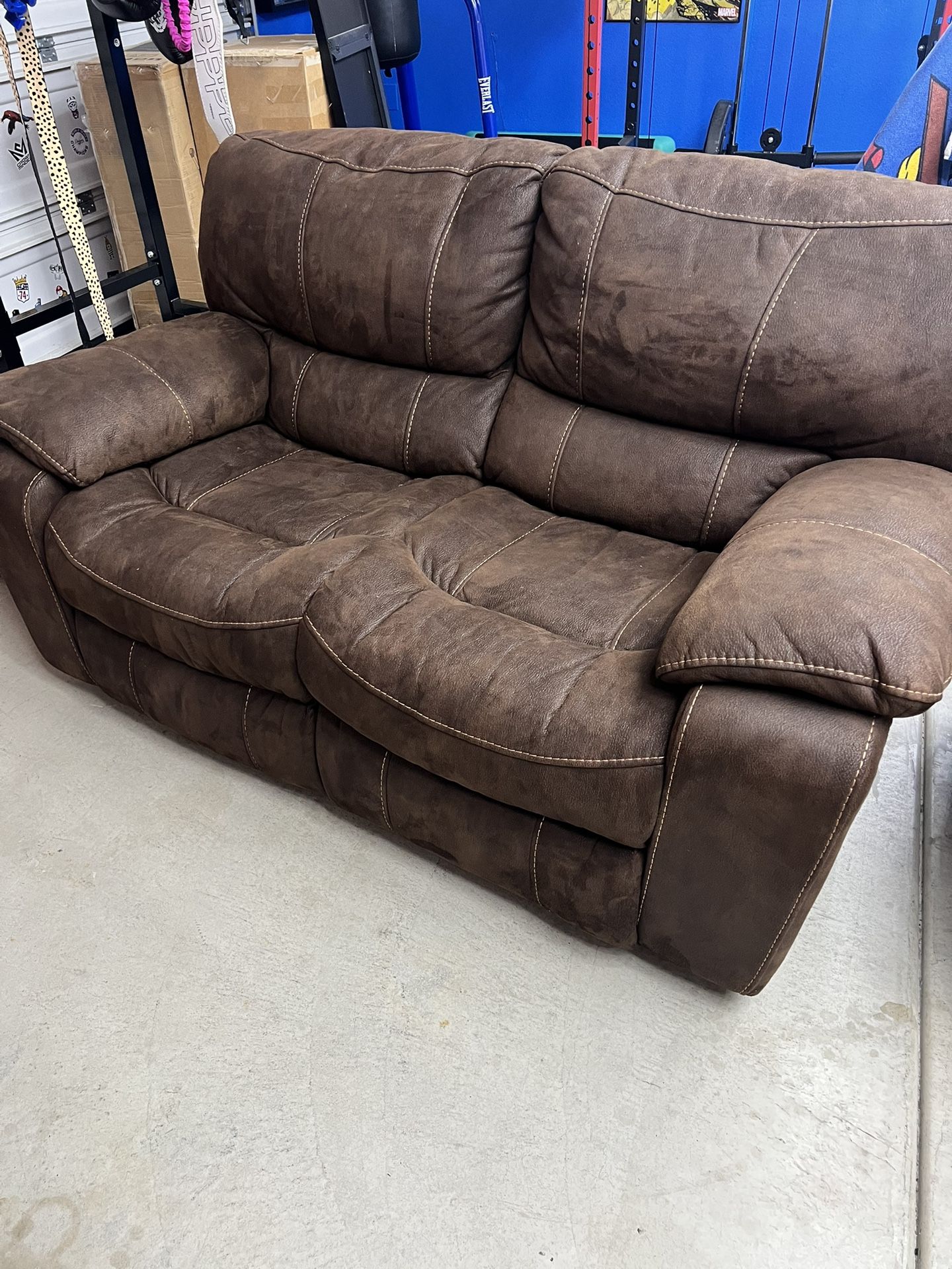 Brown Recliner 