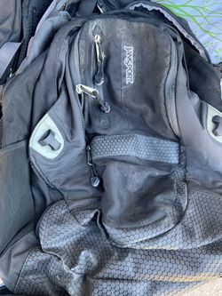 Jansport black backpack very used but still a great backpack