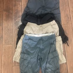 Levi Strauss Cargo Shorts 4 Pairs Size 34
