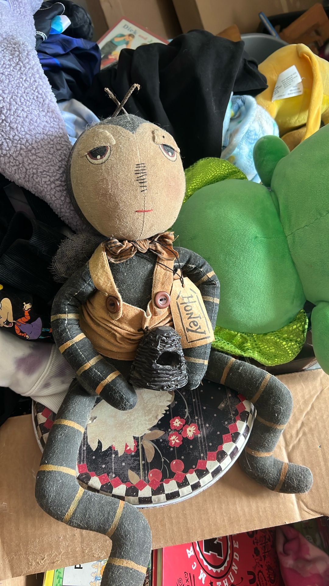 Honey Bumble Bee Stuffed Decor