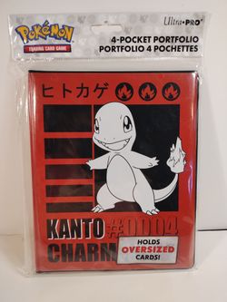 Ultra PRO - Charmander 4-Pocket Portfolio for Pokémon #0004 New