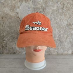Seaguar Fishing Line Orange Adjustable Hat