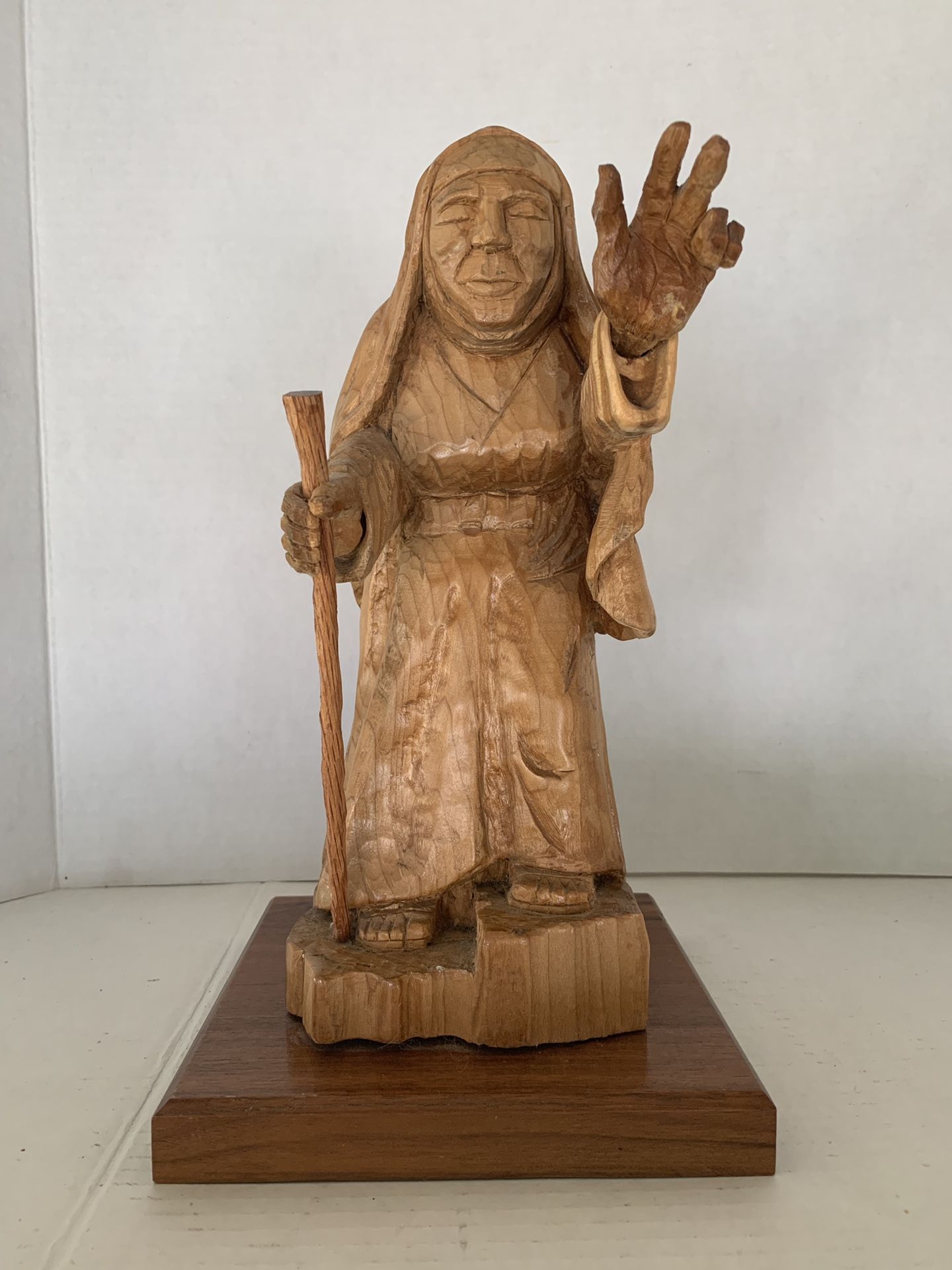 BLESSED MARGARET OF COSTELLO Italian Wooden Handcarved Sculpture/Statue