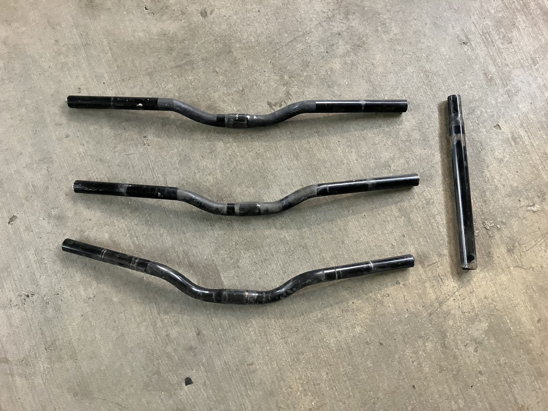 Bike handlebars and seat post